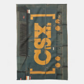 CSXのロゴ手タオル キッチンタオル (縦)