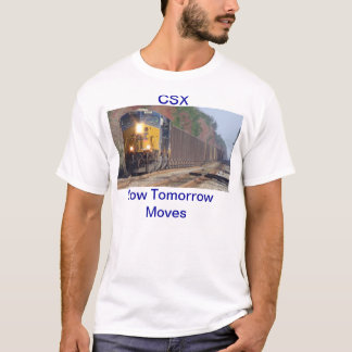 CSXの石炭の列車のワイシャツ Tシャツ