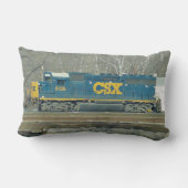 CSXエンジンおよび警報器の枕 ランバークッション (裏面)