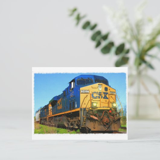 CSX列車 ポストカード (スタンド正面)