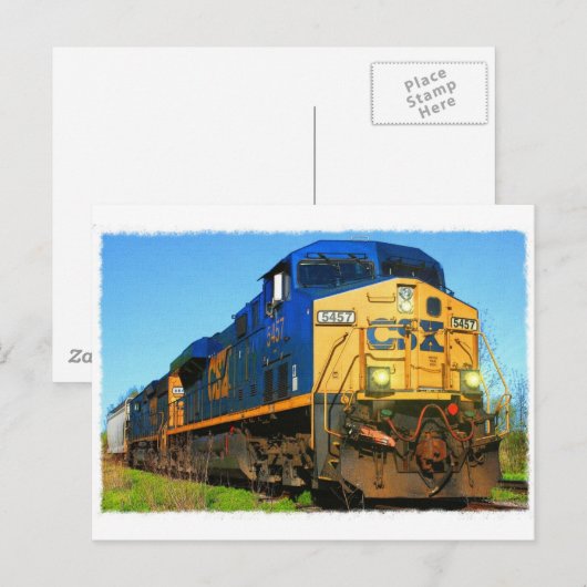 CSX列車 ポストカード (正面/裏面)