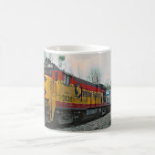 CSX Chessieディーゼル機関車列車 コーヒーマグカップ (中央)
