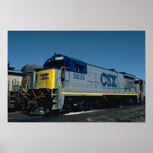 CSX GE B36-7 ポスター (正面)