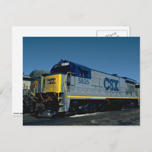 CSX GE B36-7 ポストカード (正面/裏面)