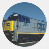 CSX GE B36-7 ラウンドシール (正面)