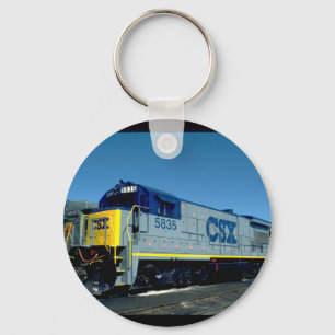 CSX GE B36-7 #5835、1990_Trains キーホルダー