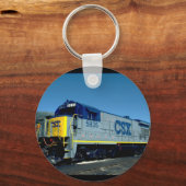 CSX GE B36-7 #5835, 1990_Trains キーホルダー (正面)