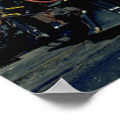 CSX GE B36-7 #5835, 1990_Trains ポスター (角)