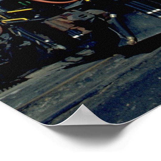 CSX GE B36-7 #5835, 1990_Trains ポスター (角)