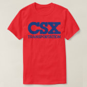 Csx Transportation Blue Version Tシャツ (デザイン正面)