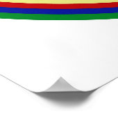 CTカラー同心円に対す数々のるオペアートオマージュ ポスター (角)