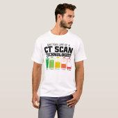 CTスキャン技師のバッテリー残量 Tシャツ (正面フル)