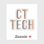 CT技術者、コンピュータ断層撮影技術者 シール (シート)
