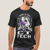 Ct Tech ストップ When  I Fone Tシャツ (正面)