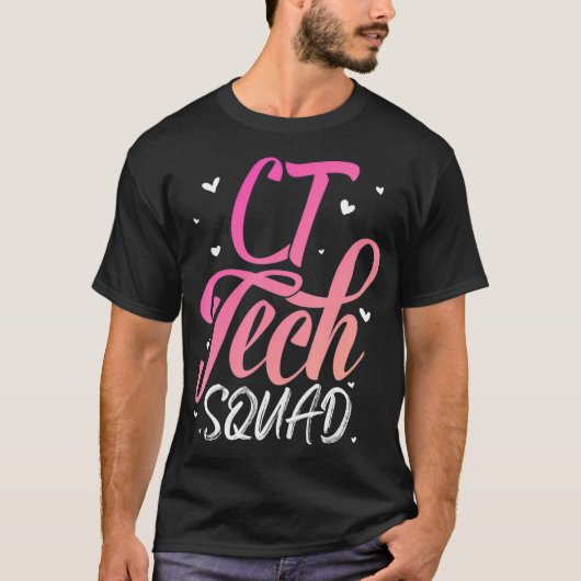 CT Tech Squad T放射線科CT Cat Scan Gift Tシャツ (正面)