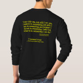 CT Underhoundの鉄道 Tシャツ (裏面)