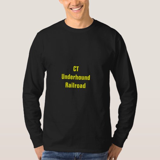 CT Underhoundの鉄道 Tシャツ (正面)
