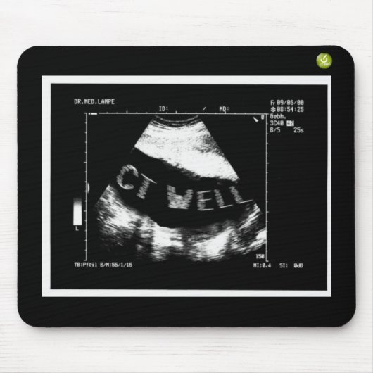 CT Well Mousepade  (CT Well im Bauch) マウスパッド (正面)