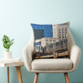 CTAの高速転送のオレンジラインおよびグリーン・ライン クッション (椅子)