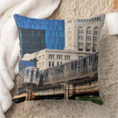 CTAの高速転送のオレンジラインおよびグリーン・ライン クッション (ブランケット)