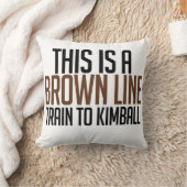 CTAブラウンライン枕 クッション (ブランケット)