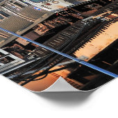 CTAラピッドトランジットオレンジラインとグリーンライン ポスター (角)