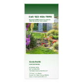 CTA Logo Lawn Care Services Information Green ラックカード (裏面)