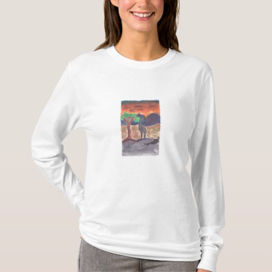 CTCインターナショナル-水彩画2 Tシャツ (正面)