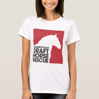 CTDraftの馬の救助の女性ベビードールのTシャツ Tシャツ