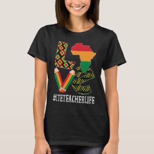 CTE先生ラブマップアフリカンアメリカンブラックヒストル Tシャツ
