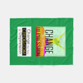 CTFODロゴとバナー フリースブランケット (正面(横))