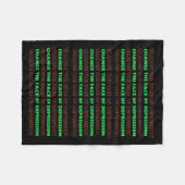 CTFOD個人フリースブランケット フリースブランケット (正面(横))