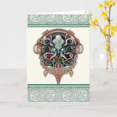 Ctheltic Cthulhuの挨拶状 カード (黄色い花)