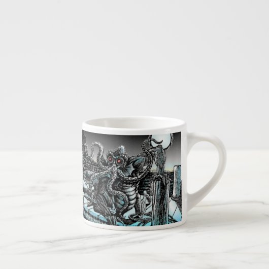 Cthluhuの深い1個のエスプレッソのマグのDemitasseのギフト エスプレッソカップ (右)