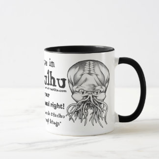 Cthulhuで信じて下さい マグカップ