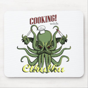Cthulhuとの調理 マウスパッド