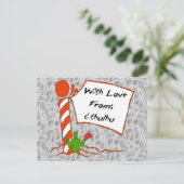 Cthulhuのクリスマス シーズンポストカード (スタンド正面)