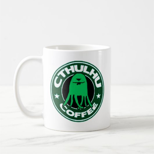 Cthulhuのコーヒー コーヒーマグカップ (左)