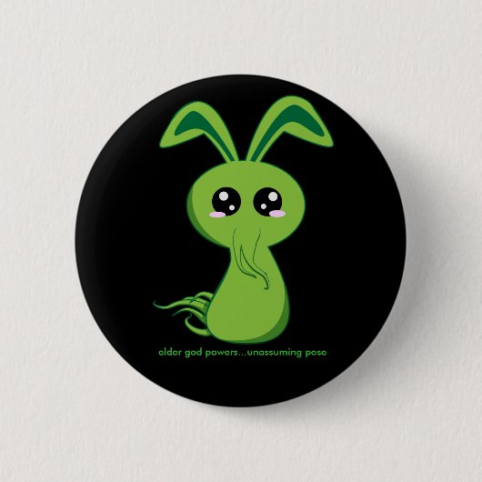 Cthulhuのバニー 缶バッジ (正面)