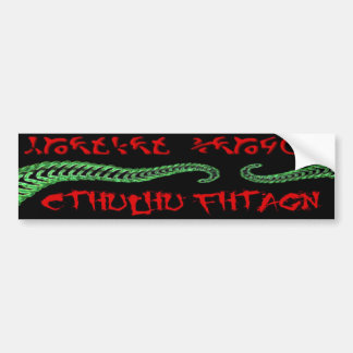 Cthulhuのバンパーステッカー バンパーステッカー