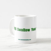 Cthulhuのマグのための呼出し コーヒーマグカップ (正面左)