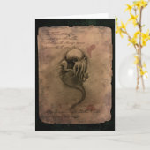 Cthulhuの卵 カード (黄色い花)