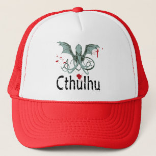 Cthulhuの恐怖ベクトル芸術 キャップ