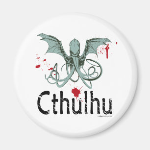 Cthulhuの恐怖ベクトル芸術 マグネット