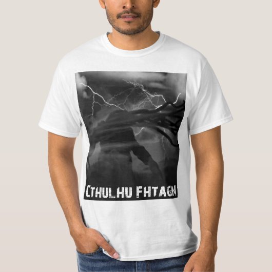 Cthulhuの押しかけること Tシャツ (正面)