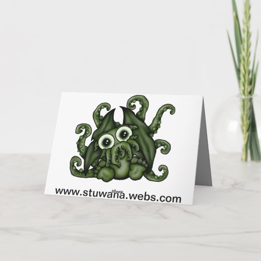 Cthulhuの挨拶状 カード (裏面)