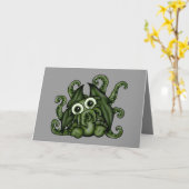 Cthulhuの挨拶状 カード (黄色い花)