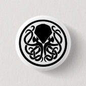 Cthulhuの紋章 缶バッジ (正面)