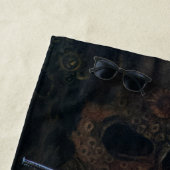 Cthulhuの風変りのOctogirlの娘 ビーチタオル (インサイチュ)