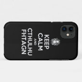 CthulhuのKeep Calm and Carry OnのiPhone 5の場合 Case-Mate iPhoneケース (裏面(横))